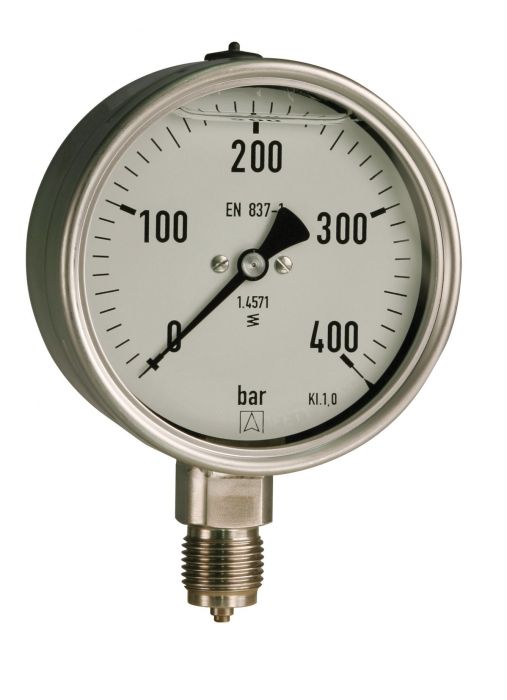 Manometr glicerynowy RF 100 Gly DN 100 1/2" GZ -1÷0 bar