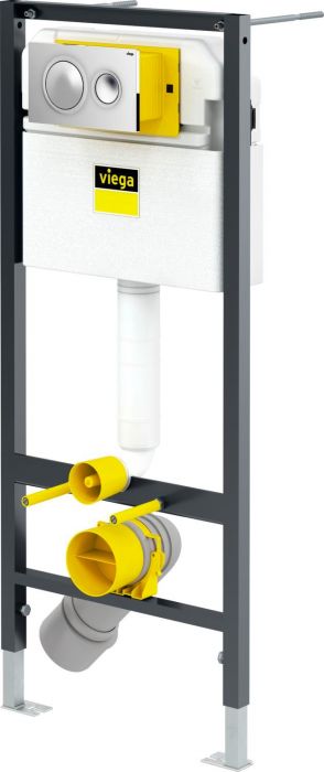Stelaż do WC VIEGA Prevista Dry 8524.13 490 x 120 x 1120 mm z zestawem mocującym 678630 i przyciskiem uruchamiającym 773779  | 792855