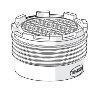 Perlator z ochrona przed osadzaniem się wapnia do baterii Oras M18,5 x 1 chrom