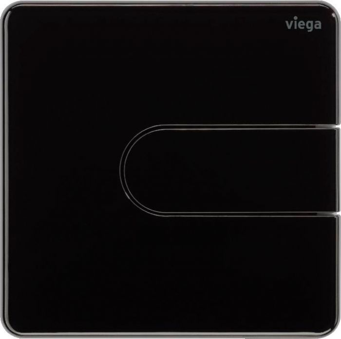 Przycisk uruchamiający VIEGA Visign for Style 23 8613.2 do pisuaru Prevista akryl/tworzywo sztuczne czarny błyszczący/czarny mat 130 x 130 x 6 mm | 774592