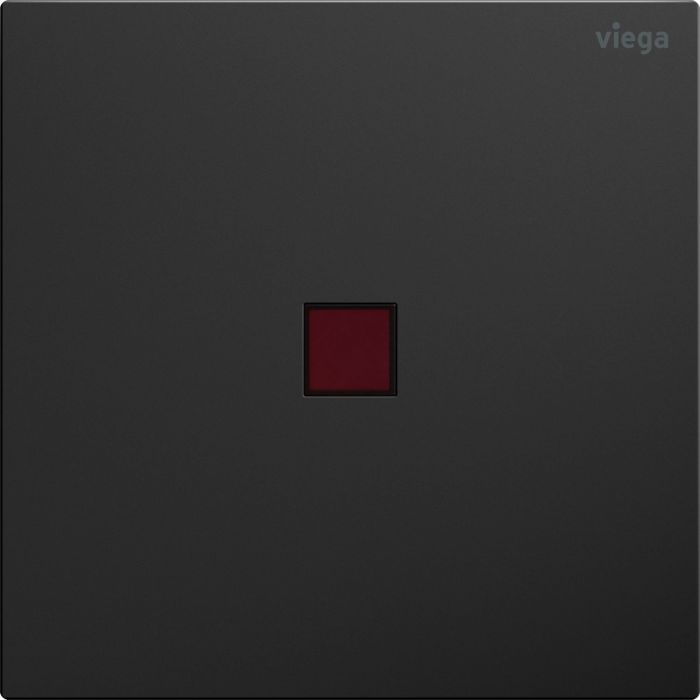 Przycisk uruchamiający VIEGA Visign for More 200 8620.2 do pisuaru Prevista tworzywo sztuczne czarny mat 130 x 130 x 8 mm | 814090
