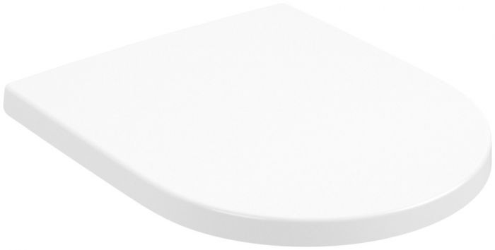 Deska WC VILLEROY & BOCH Subway 3.0 z tworzywa sztucznego Duroplast 37.4 x 43.8 cm stone white | 8M42S1RW