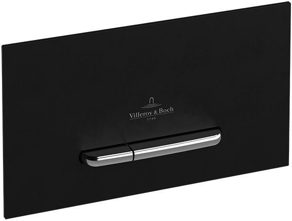 Przycisk spłukujący VILLEROY & BOCH ViConnect E300 tworzywo sztuczne anthracite matt 253 x 145 x 20 mm | 922169D8
