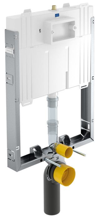 Element montażowy do WC Compact systemy mokry VILLEROY & BOCH ViConnect 600 x 145 x 850 w komplecie: 1 x element w kształcie litery U z 6 punktami mocowania, 1 x spłuczka, 1 x elementy mocujące  | 92248400