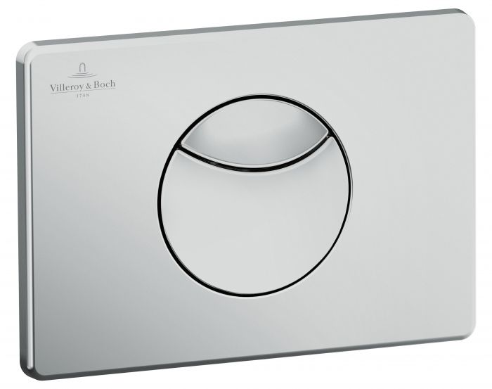 Przycisk VILLEROY & BOCH ViConnect E100 spłukujący chrom mat 205 x 145 x 22 mm  | 92248569