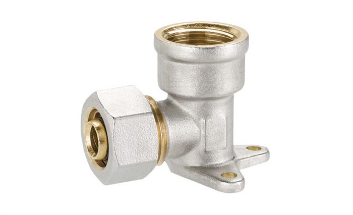 Kolano 90° naścienne skręcane GW 20 mm x 1/2"
