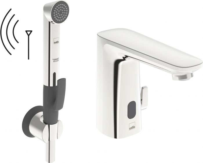 Bateria umywalkowa bezdotykowa z Bluetooth ORAS ELECTRA Digital+ chrom | 9232BFZ