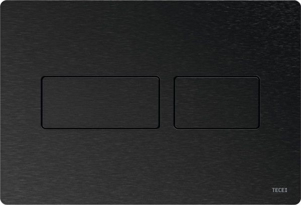Przycisk spłukujący TECE TECEsolid podwójny do WC metalowy grafit szczotkowany 220 x 150 x 6 mm  | 9240447
