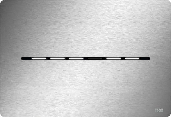 Mechanizm spłukujący TECE TECEsolid elektroniczny do WC stal szczotkowana srebrny 220 x 150 x 6 mm  | 9240464