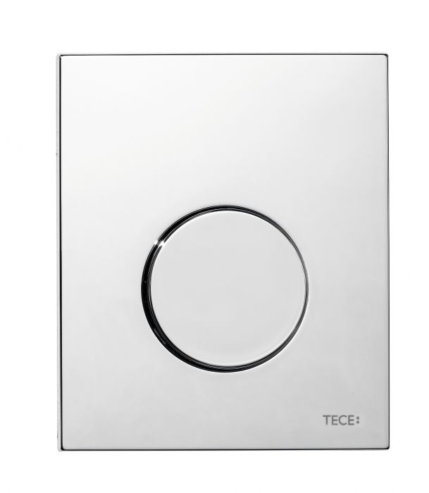 Przycisk spłukujący TECE TECEloop pojedynczy do pisuaru z tworzywa sztucznego chrom połysk 120 x 100 x 6 mm | 9242626