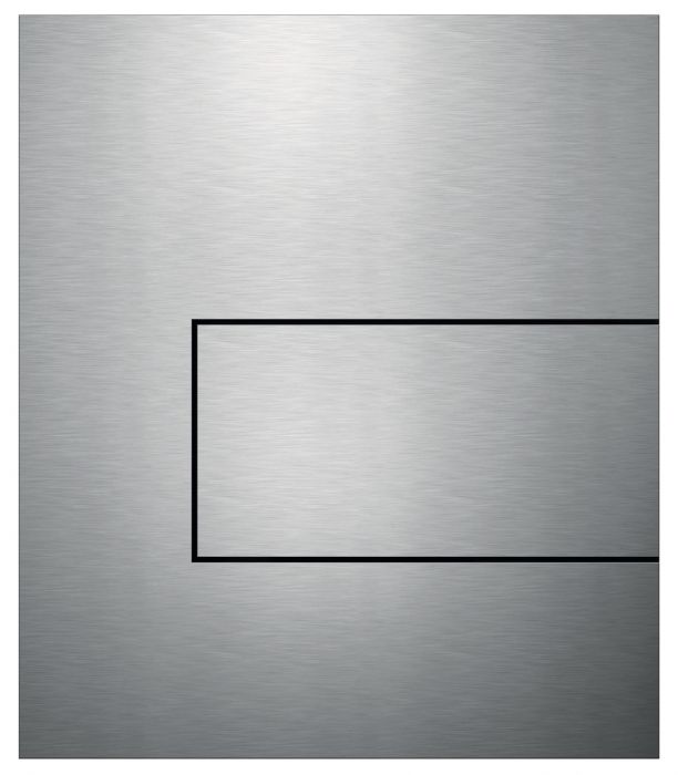 Przycisk spłukujący TECE TECEsquare pojedynczy do pisuaru stal szczotkowana 144 x 124 x 2 mm | 9242810