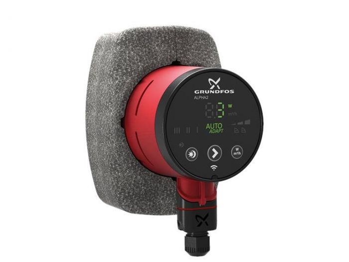 Pompa obiegowa z korpusem ze stali nierdzewnej GRUNDFOS ALPHA2 20-40 N 150 długość montażowa 150 mm 230 V PN 10 10 bar | 92505498