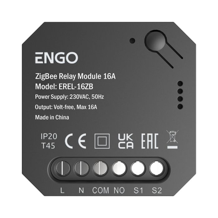 Przekaźnik Smart Relay do systemu ENGO Smart EREL-16ZB ZigBee, 1x16A, NO-COM