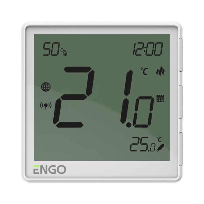 Regulator temperatury Internetowy, podtynkowy 230V, biały, ZigBee  ENGO EONE-230W  | 932342631