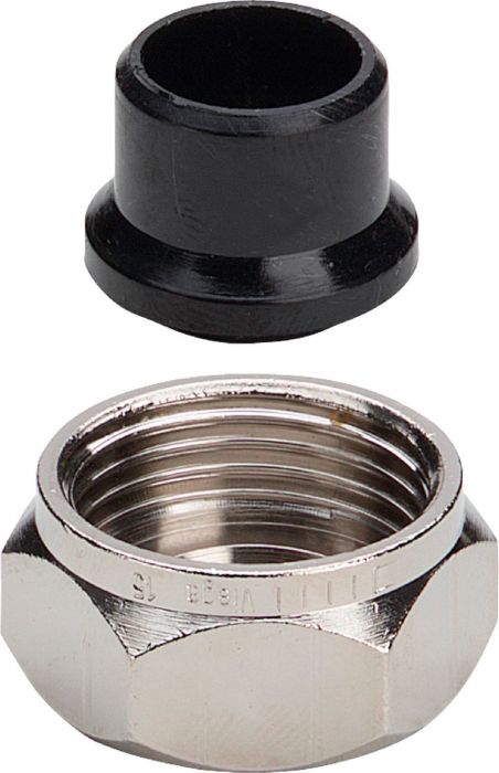 Dwuzłączka przyłączeniowa gwintowana z mosiądzu niklowanego GW d15 3/4" Profipress 94385.1