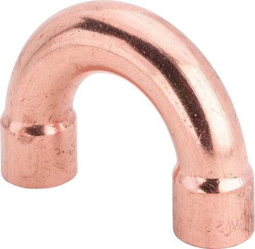 Łuk 180° z miedzi przyłącze lutowane 28 mm 95060