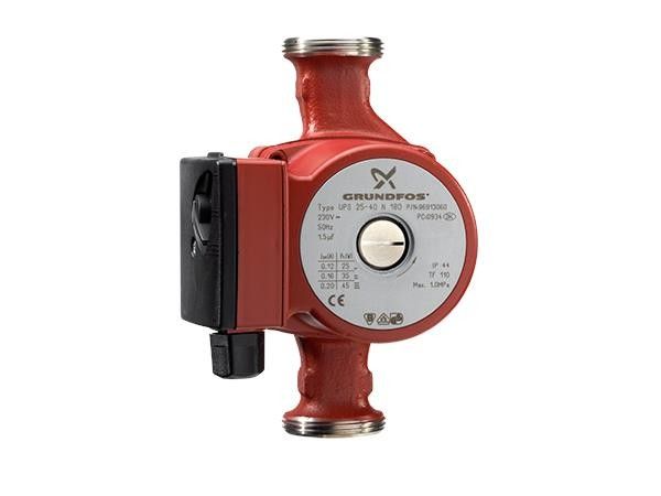 Pompa obiegowa GRUNDFOS UPS 25-55 N 180 długość montażowa 180 mm 230 V | 95906408