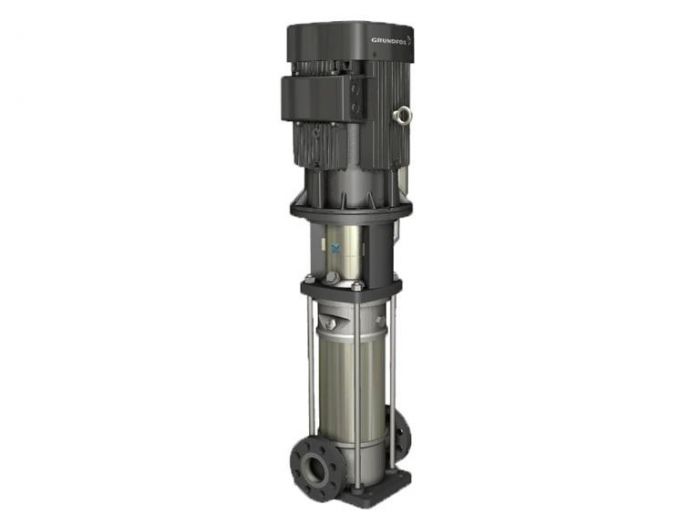 Pompa pionowa, wielostopniowa odśrodkowa z króćcami ssawnyw i tłocznym w układzie in-line GRUNDFOS CRI 20-12 F-FGJ-A-F-HQQE | 96634129