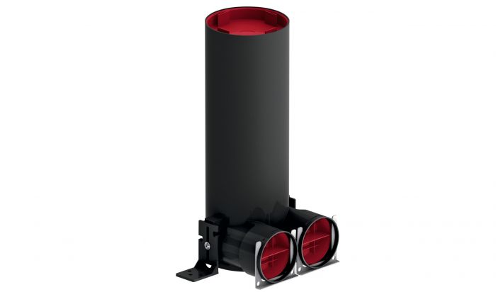 Skrzynka rozprężna TVA-P 2x90 DN125 400mm