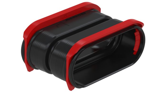 Mufa płaska do kanału ComfoTube flat 51 w komplecie rygle RL, bez uszczelek