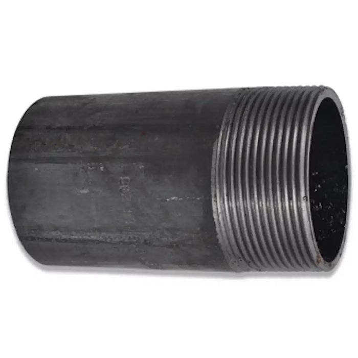 Króciec stalowy czarny jednostronnie gwintowany 1" x 100 mm GZ INDURA | 999016110