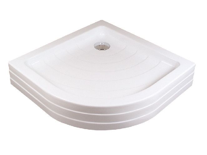 Brodzik akrylowy półokrągły PU RAVAK Kaskada Ronda 90 /1090 /10/10cm biały | A207001120