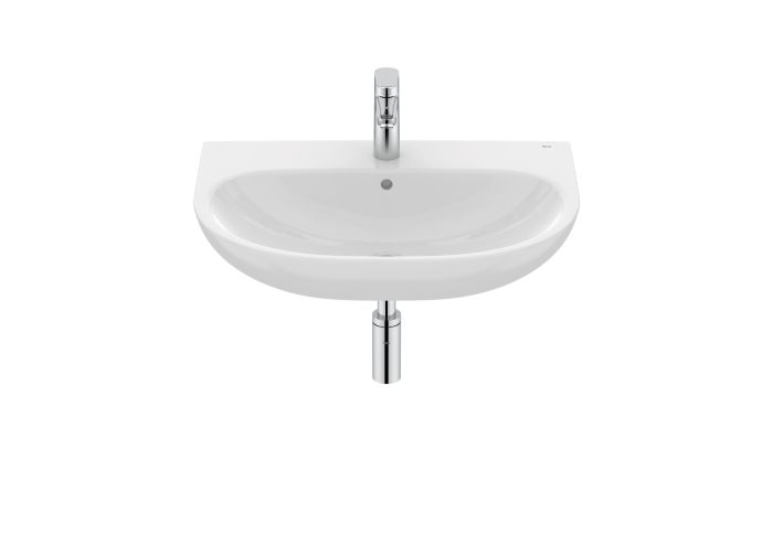 Umywalka ceramiczna ROCA Victoria ścienna z otworem 490 x 650 x 150 mm biała  | A325V01000