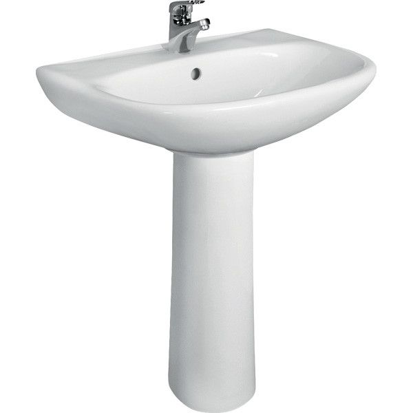 Umywalka ROCA MADALENA ścienna z otworem 500 x 400 mm biała | A327591000