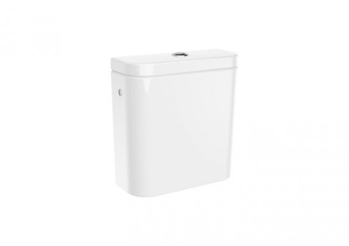 Zbiornik WC ceramiczny ROCA GAP ROUND w zestawie zestaw montażowy 36.5 x 15 x 39 cm biały | A3410N1000