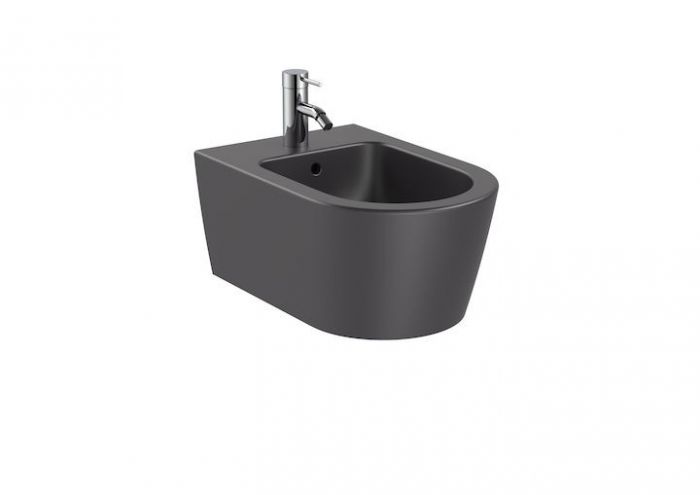 Bidet podwieszany ROCA INSPIRA ROUND z zestawem montażowym 37 x 40 x 56 cm onyks | A357525640