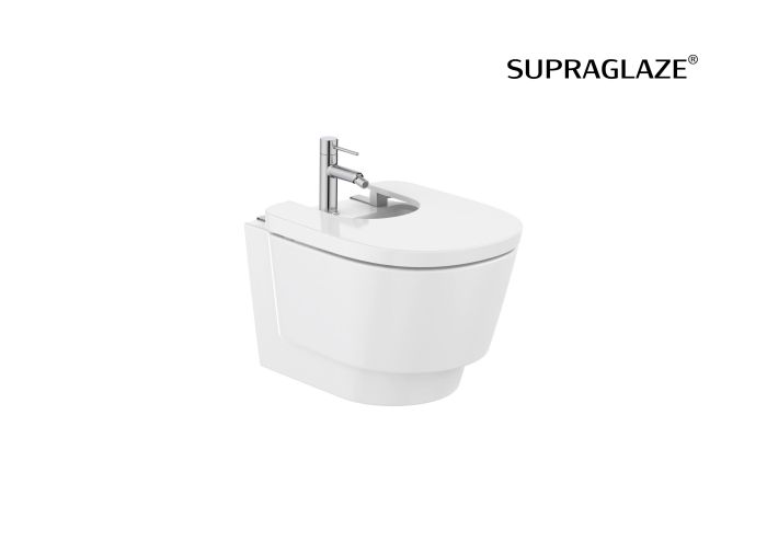 Bidet z powłoką Supraglaze ROCA TURA wiszący 36 x 30 x 50 cm biały  | A357695S00