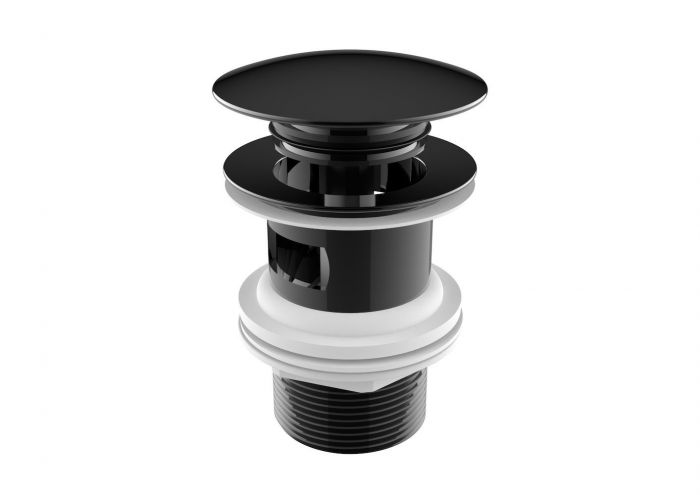 Korek do baterii click-clack CN-titanium black do bidetu lub umywalki ROCA AQUA 1 1/4", średnica odpływu: 65 mm | A5054015CN