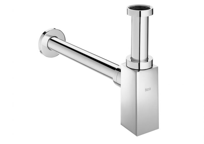 Syfon umywalkowy ozdobny ROCA 1 1/4" 300 mm chrom kwadratowy | A506406500
