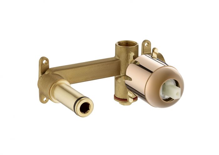 Element podtynkowy do baterii umywalkowej ściennej ROCA UNIVERSAL rose gold | A5252206RG