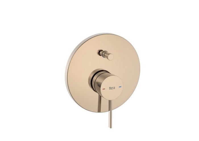 Bateria wannowo-natryskowa podtynkowa ROCA ONA 1-uchwytowa do łączenia z ROCABOX rose gold | A5A0B9ERG0