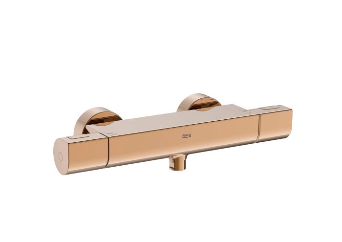 Bateria termostatyczna prysznicowa ROCA T-1000 rose gold  | A5A142ERG0