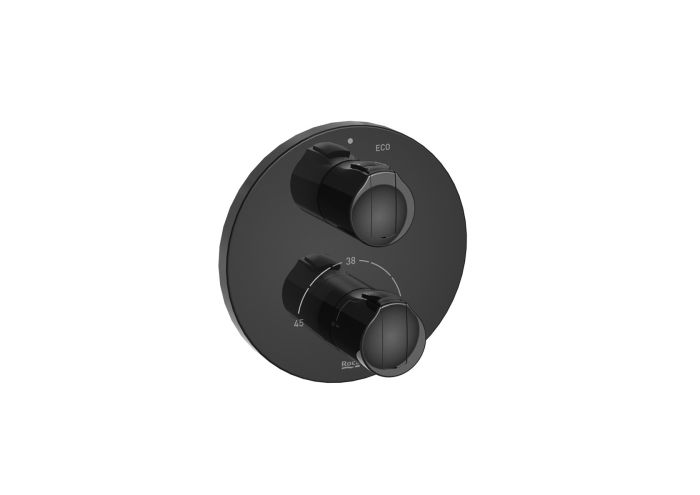 Bateria termostatyczna prysznicowa ROCA T-1000 titanium black | A5A2E09CN0
