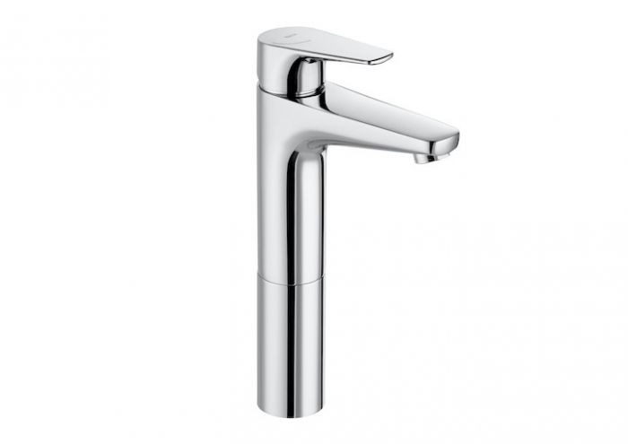 Bateria umywalkowa stojąca wysoka ROCA CALA 1-uchwytowa 1-otworowa chrom  | A5A346EC0M