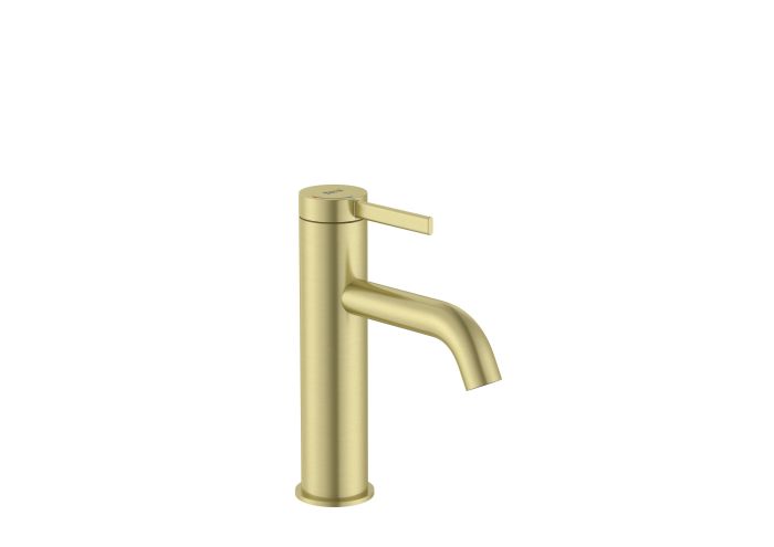 Bateria umywalkowa stojąca sztorcowa, jednouchwytowa ROCA ONA VA - Brushed Gold (Everlux-PVD) z korkiem click-clack  | A5A3A9EVA0