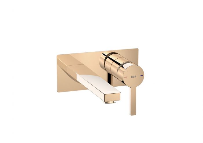 Bateria umywalkowa podtynkowa element zewnętrzny ROCA NAIA 1-uchwytowa do elementu podtynkowego A5252206RG rose gold | A5A3596RG0