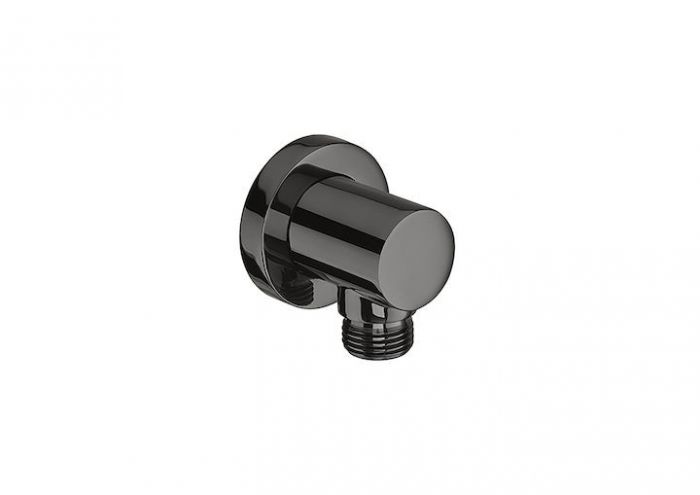 Przyłącze węża natryskowego ROCA BLACK Round 1/2" czarne  | A5B1450CN0