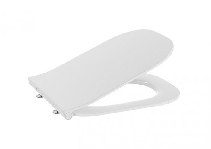 Deska WC Slim z funkcją szybkiego demontażu EasyFix ® ROCA GAP Square Duroplast biała | A801472003