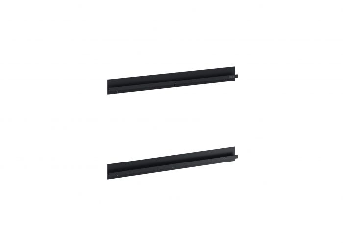 Uchwyty meblowe do szafki 50cm czarne mat zestaw 2 sztuki ROCA GAP PRO | A817004485