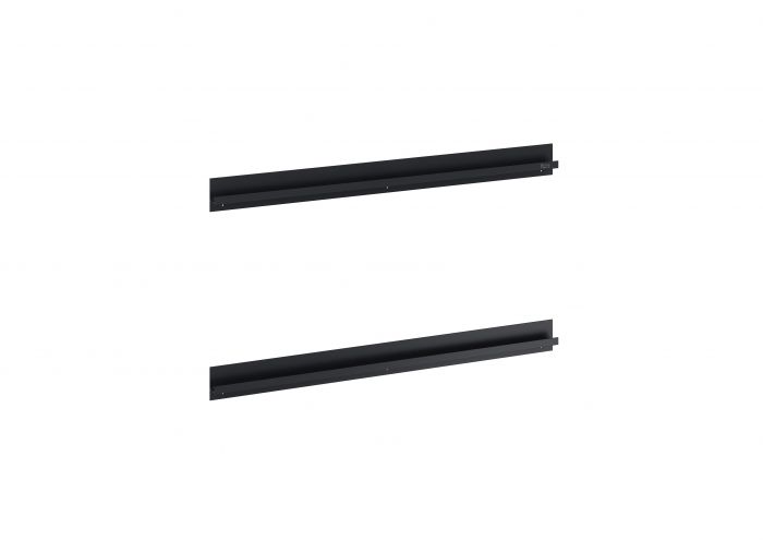 Uchwyty meblowe do szafki 60cm czarne mat zestaw 2 sztuki ROCA GAP PRO | A817005485
