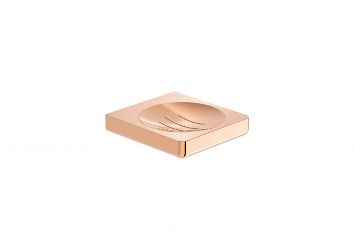 Mydelniczka ścienna ROCA TEMPO metalowa 110 x 120 mm rose gold | A817023RG0