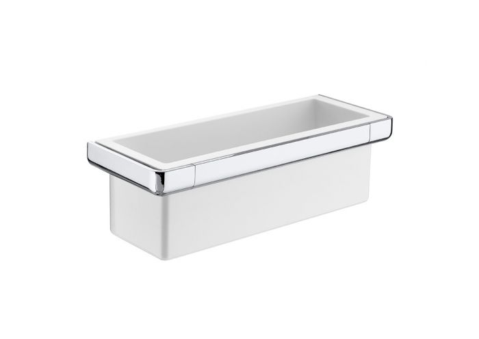 Pojemnik ścienna ROCA TEMPO metalowa 110 x 300 mm chrom | A817028001