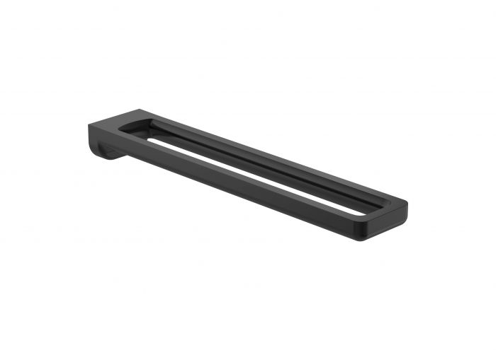 Wieszak na ręcznik podwójny ścienny ROCA TEMPO 80 x 420 mm brushed titanium black | A817031NM0