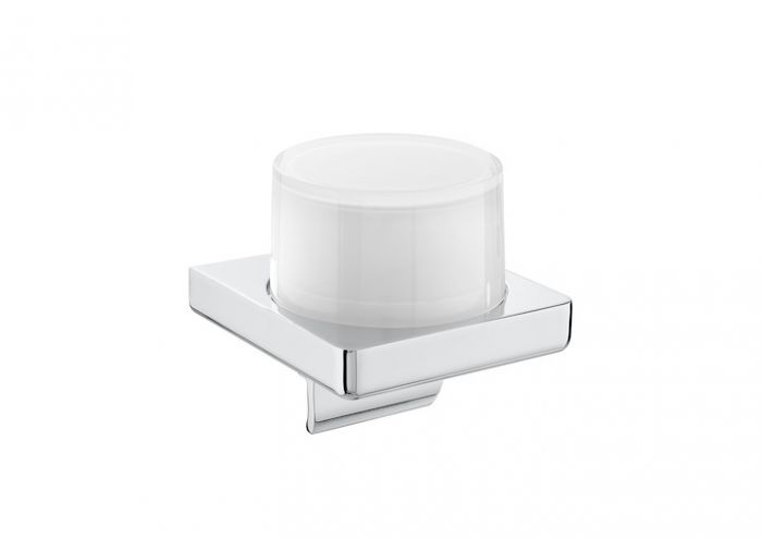Dozownik na mydło ścienny ROCA TEMPO szklany 120 x 110 x 113 mm chrom | A817037001