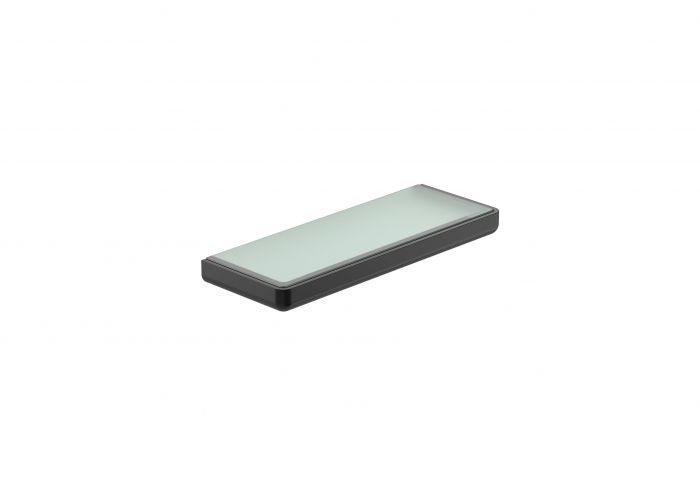 Półka ścienna ROCA TEMPO metal + szkło długość 300 mm, szerokość 110 mm, grubość 25 mm brushed titanium black | A817040NM0