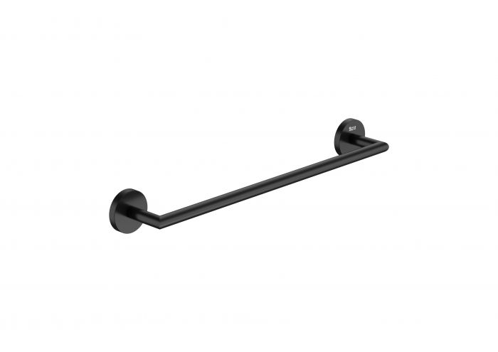 Wieszak na ręcznik typu reling, ścienny ROCA HOTELS 2.0 metalowy 481 x 56 mm / 450 mm użytkowa czarny matowy | A817575C40